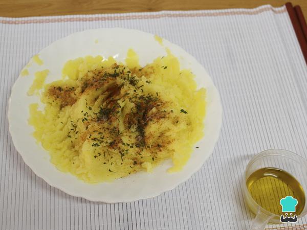 Recette de crêpe de pommes de terre au jambon d'York et au fromage - Étape 3