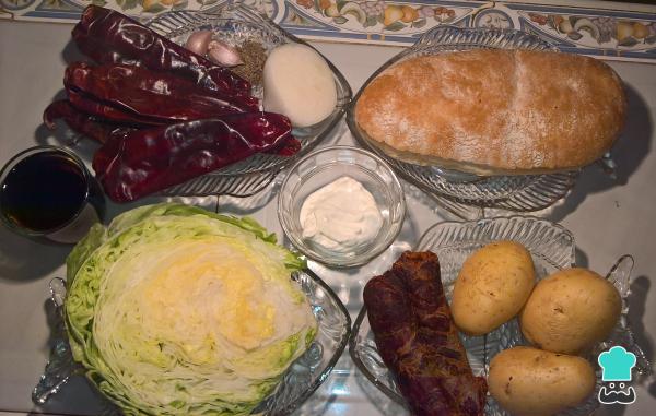 Recette de Pambazos de Pommes de Terre au Chorizo - Étape 1