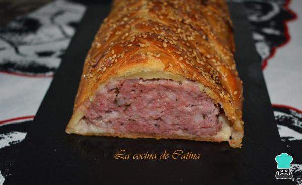 Recette de Pâte Feuilletée Farcie à la Viande Hachée - Étape 4