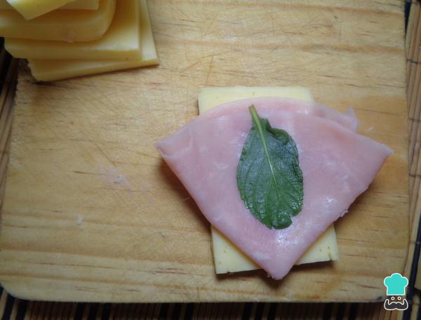 Recette de gaufres au jambon et au fromage - Étape 3