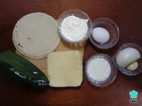 Recette d'Enchiladas vertes suisses au Poblano Chile - Étape 1