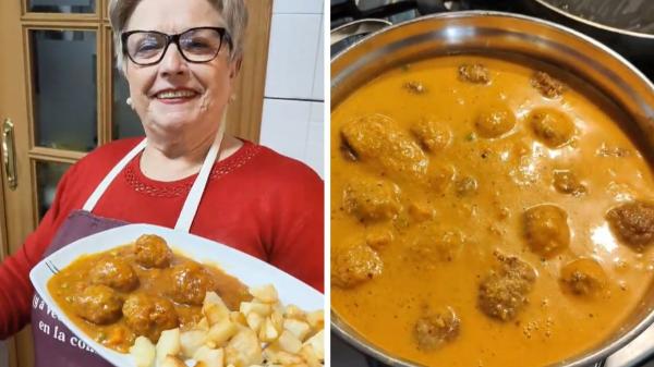 Adora, grand-mère cuisinière, révèle le secret de ses boulettes de viande : « J'ajoute du pain de mie à la pâte et la sauce a des amandes, du curcuma et un peu de vin blanc » - La sauce aux amandes qui transforme les boulettes de viande maison en un plat spectaculaire