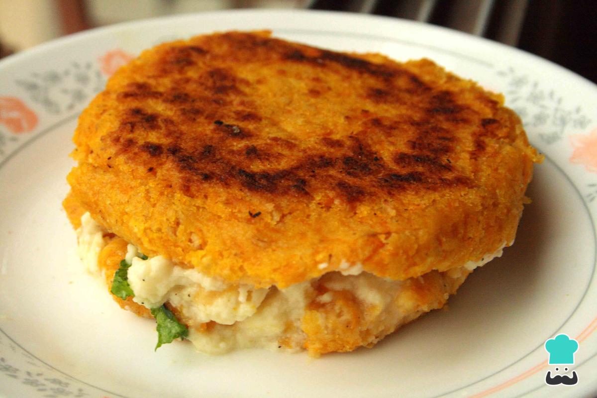 Recette Auyama Arepa sans farine de maïs