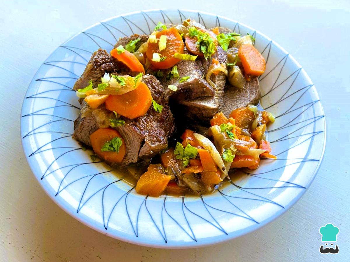 Recette de Colita de cuadril en cocotte