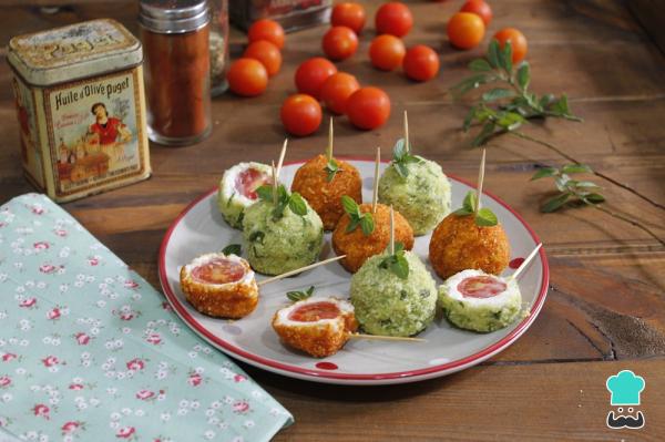 Recette de boulettes de fromage et de tomates