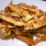 Recette de fajitas au poulet et aux champignons