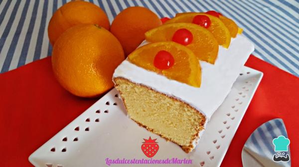 Recette de gâteau à l'orange glacé