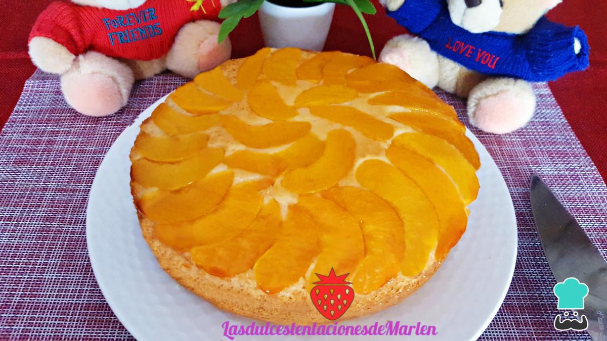 Recette de gâteau aux pêches et au yaourt
