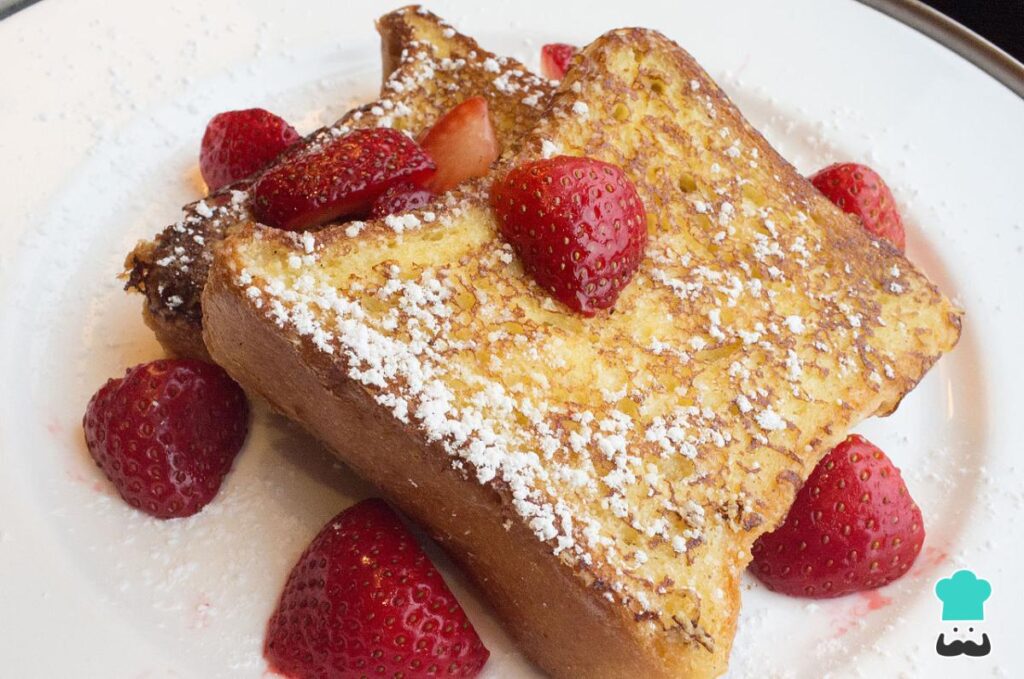 Recette de pain perdu aux fraises