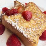 Recette de pain perdu aux fraises