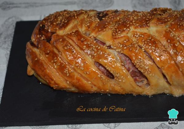 Recette de pâte feuilletée farcie à la viande hachée