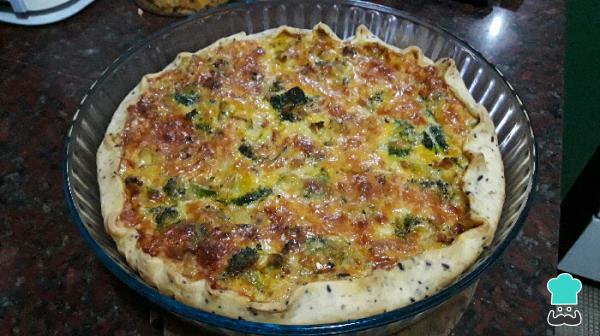 Recette de tarte au brocoli et au parmesan