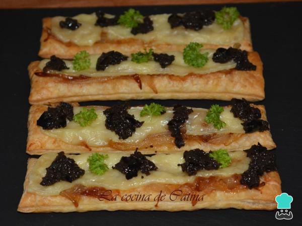 Recette de tarte aux oignons caramélisés et au brie
