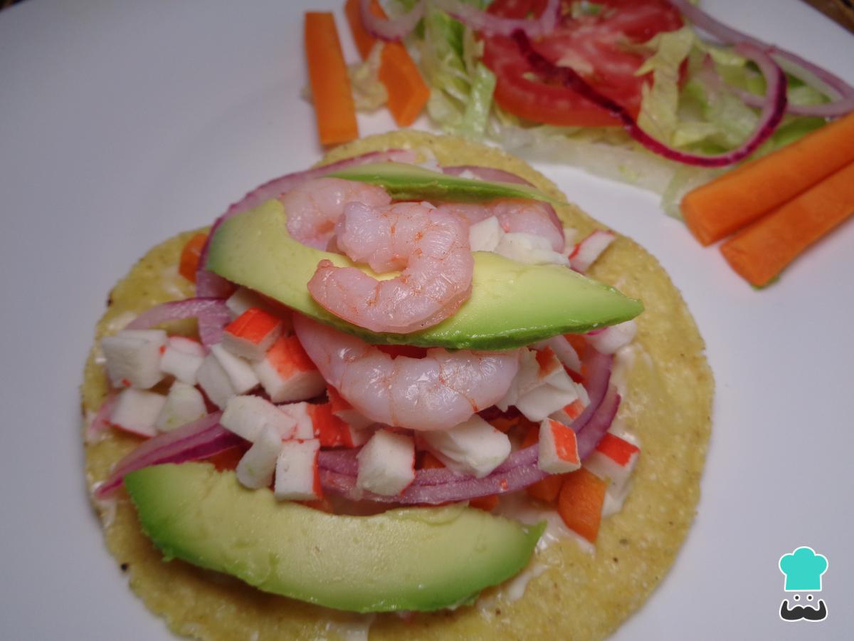 Recette de toasts de surimi aux crevettes